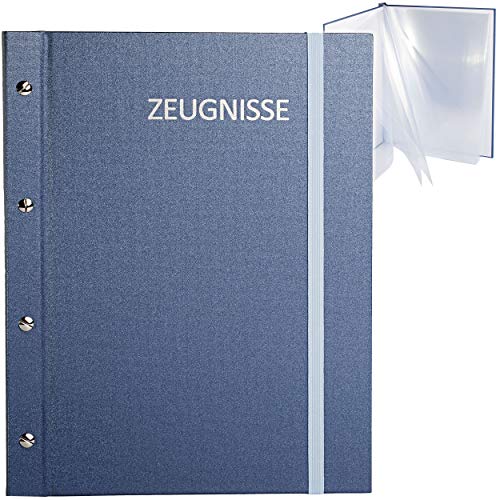 alles-meine.de GmbH Zeugnismappe/Dokumentenmappe/Zeugnisringbuch - Zeugnisse Metallic Effekt - BLAU - A 4 - GEBUNDEN & Erweiterbar - Schraubalbum - mit 24 festen Seiten - R.. alles-meine.de GmbH Zeugnismappe/Dokumentenmappe/Zeugnisringbuch - Zeugnisse Metallic Effekt - BLAU - A 4 - GEBUNDEN & Erweiterbar - Schraubalbum - mit 24 festen Seiten - R.. von alles-meine.de GmbH