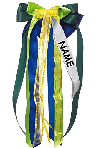 alles-meine.de GmbH große 3-D Schleife - 24 cm breit u. 47 cm lang - blau - grün & gelb - incl. Name/Text - Geschenkschleife/Geschenkband mit edlen Satin Bändern, Tüll & .. alles-meine.de GmbH große 3-D Schleife - 24 cm breit u. 47 cm lang - blau - grün & gelb - incl. Name/Text - Geschenkschleife/Geschenkband mit edlen Satin Bändern, Tüll & .. von alles-meine.de GmbH
