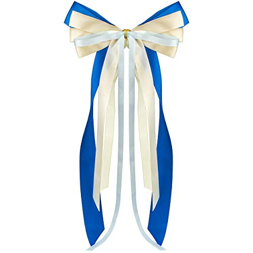 alles-meine.de GmbH große XL - Geschenkschleife/Schleife Farbwahl Junge & Mädchen - 47 cm lang - mit edlen Satin Bändern + Tüllband - für Geschenk Geschenkband/Geschenksc.. von alles-meine.de GmbH