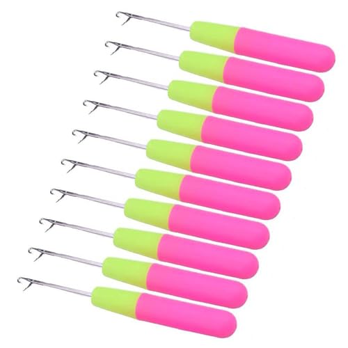 1/5/10 PCs Häkelnadel Set Riegel Haken Haare Haken Haken Werkzeug Haarwebelhäutnadelhaken Für Haarflechten von alloneslife