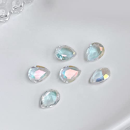 10 x Luxus-Charm-Nieten, Strasssteine, Strasssteine, Diamanten, Kristallsteine von alloneslife