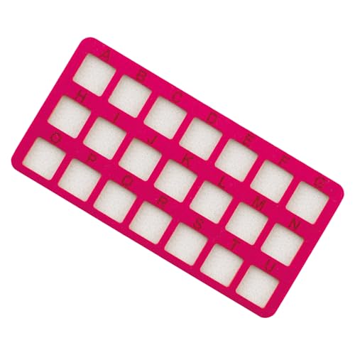 21 Grids Nonslip Perlen Matten Schmuckhandwerk Organisatoren Für Schmuckherstellung Und Handwerksorganisation Mit Weichen Oberflächen Weiche Filzperlen Arbeitsmatte von alloneslife