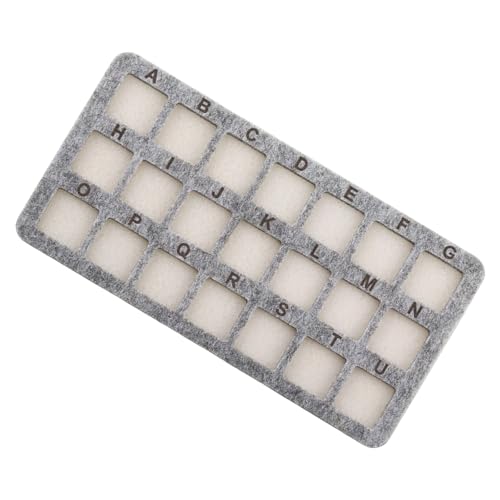 21 Grids Nonslip Perlen Matten Schmuckhandwerk Organisatoren Für Schmuckherstellung Und Handwerksorganisation Mit Weichen Oberflächen Weiche Filzperlen Arbeitsmatte von alloneslife