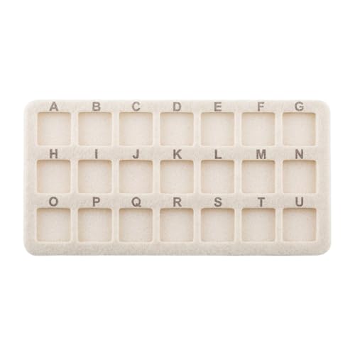 21 Grids Nonslip Perlen Matten Schmuckhandwerk Organisatoren Für Schmuckherstellung Und Handwerksorganisation Mit Weichen Oberflächen Weiche Filzperlen Arbeitsmatte von alloneslife