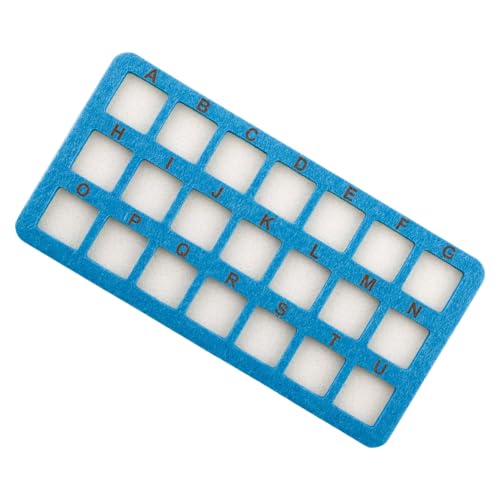 21 Grids Nonslip Perlen Matten Schmuckhandwerk Organisatoren Für Schmuckherstellung Und Handwerksorganisation Mit Weichen Oberflächen Weiche Filzperlen Arbeitsmatte von alloneslife