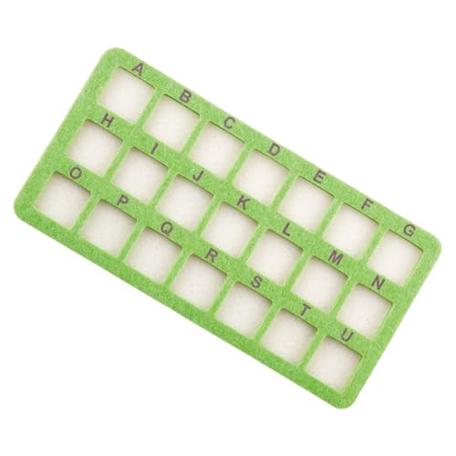 21 Grids Nonslip Perlen Matten Schmuckhandwerk Organisatoren Für Schmuckherstellung Und Handwerksorganisation Mit Weichen Oberflächen Weiche Filzperlen Arbeitsmatte von alloneslife