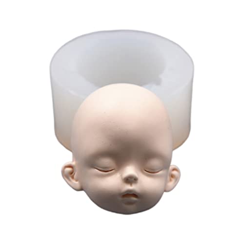 3D Puppenkopf Baby Gesicht Silikonform Handgefertigt 3D Puppenkopf Baby Gesicht Silikonform Handgefertigt von alloneslife