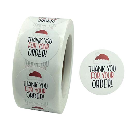 500 Stück/Rolle "Thank You for Your Order"-Aufkleber, Siegel-Etiketten für Zuhause, Geschäft, Backen, handgefertigte Verpackung von alloneslife