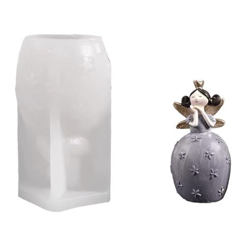 Engel Wein Statue Silikonkerzenform Food Grade Silikone Schimmel Einfache Abneigung Für Epoxidharz Kerzenseife Herstellung Bastel Silikonform Engel Wein Statue Silikonkerzenform Food Grade Silikone Schimmel Einfache Abneigung Für Epoxidharz Kerzenseife Herstellung Bastel Silikonform von alloneslife