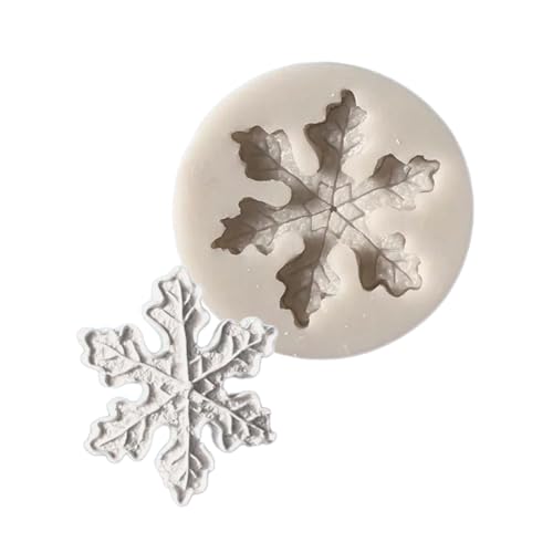 Festival Schneeflocken Silikonformen Für Weihnachtsdekorationen Backen Und Handwerk Handgefertigtes Saisonales Ornament Schimmel Festival Silikon Backformen von alloneslife