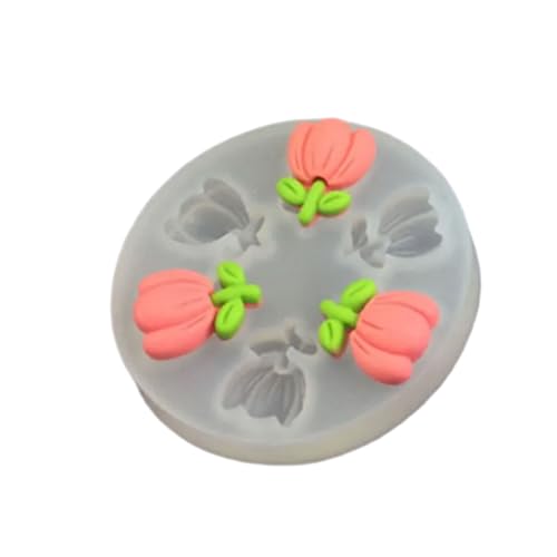 Flexible Backversorgungen Tulpen Baumwollblume Silikonform Für Dessert Kunstkreation Wärmefeste Flexible Silikonform von alloneslife