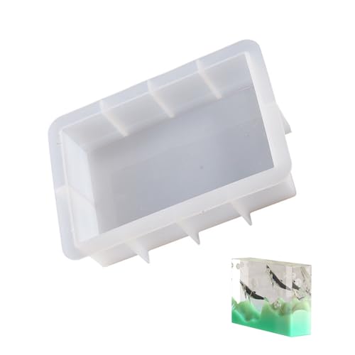 Flexible Silikon Rechteck Form Epoxidharz Harz Rechteckig Rechteckige Formpersonen Für Buchenden Und Home Ornament Silikonformen Für Hochzeiten von alloneslife