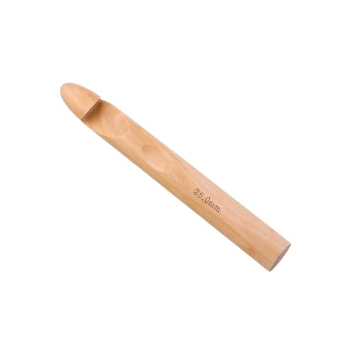 Häkelnadel mit ergonomischem Griff, Holz, Häkelnadel für Anfänger, Erwachsene, Strickpullover, Schals, Taschen, Socken, 20 mm, 25 mm oder 30 mm Häkelnadel mit ergonomischem Griff, Holz, Häkelnadel für Anfänger, Erwachsene, Strickpullover, Schals, Taschen, Socken, 20 mm, 25 mm oder 30 mm von alloneslife