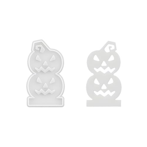 Halloween Candlestick Schimmel Vogelscheuche Kürbisse Kerzenhalter Silikonformen Handgefertigte Gussteile Epoxidharz Kürbisse Candlestick Silicon Halloween Kerzenhalter Ornament von alloneslife