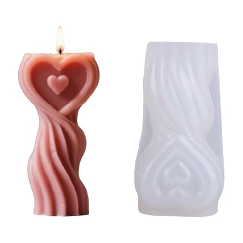 Herzformen, Ornament, schöne Silikon-Gipsformen, Gießformen, Epoxidharz, herzförmig, Gießsilikon für die Herstellung von alloneslife