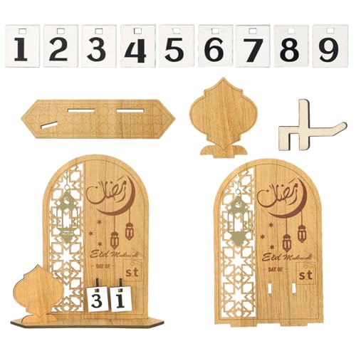 Holz Eid Mubaraks Kalender Festival Countdown Kalender mit 31 Tagen Countdown Festival Adventskalender Holz Eid Mubaraks Kalender Festival Countdown Kalender mit 31 Tagen Countdown Festival Adventskalender von alloneslife