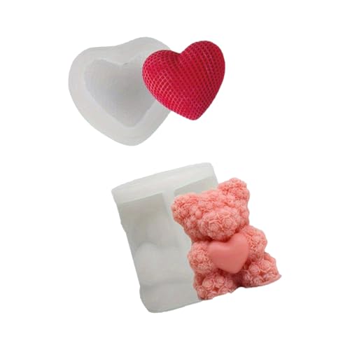 Kerzenformen Herzbärengüsse Formen Valentinstag Silikonformen Orament Epoxidharz Pflaster Form Kerzenformen Herzbärengüsse Formen Valentinstag Silikonformen Orament Epoxidharz Pflaster Form von alloneslife