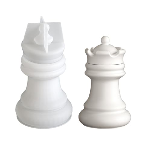 Kreatives Silikonform Einzigartige Haus Decors Schachform Kerzenhalter Schimmel Multifunktionale Kerzenwärmwärmeformen von alloneslife