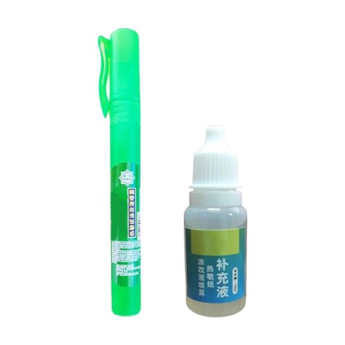 Thermo-Papier-Korrekturstift, wiederverwendbare Korrekturflasche mit präziser Düse für Papierbearbeitung, sofort trockene Technologie, Korrektursprühstift von alloneslife