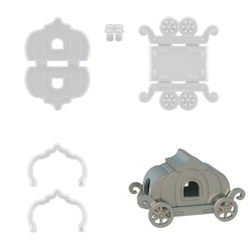 Tränenfeste Spleiß Silikonform Für Halloween Kürbiskarren Handwerk Origination Und Dekoratives Halloween Kürbiswagenform von alloneslife