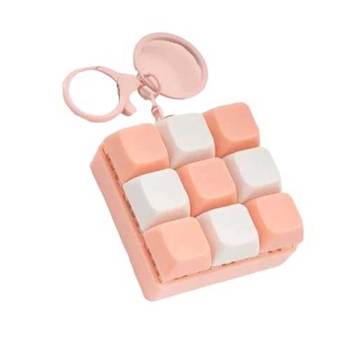 Tragbare Tastaturklicker Keychain Stress Relief Toy Mit 9 Abnehmbaren Taste Rekonfigurierbar Für Erwachsene Und Kindertaschengröße Für Angstzustände Tragbare Tastaturklicker Keychain Stress Relief Toy Mit 9 Abnehmbaren Taste Rekonfigurierbar Für Erwachsene Und Kindertaschengröße Für Angstzustände von alloneslife