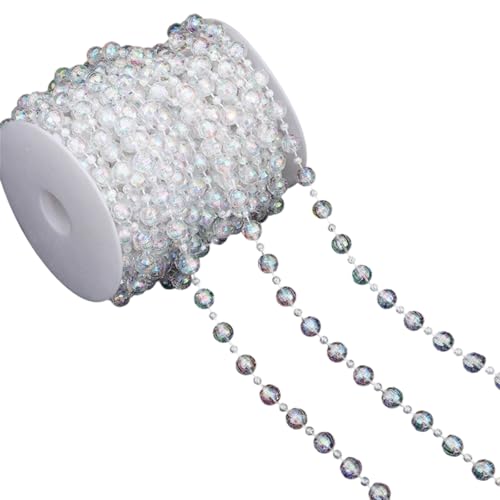 Transparente Perlenkette, Bastelperlen, Schnur für Schmuckherstellung, Blumensträuße, Kleidung, Verzierung, Nähen, handgefertigtes Zubehör Transparente Perlenkette, Bastelperlen, Schnur für Schmuckherstellung, Blumensträuße, Kleidung, Verzierung, Nähen, handgefertigtes Zubehör von alloneslife
