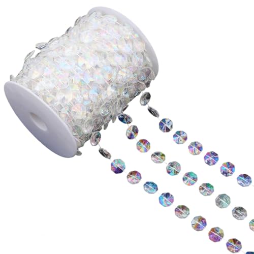 Transparente Perlenkette, Bastelperlen, Schnur für Schmuckherstellung, Blumensträuße, Kleidung, Verzierung, Nähen, handgefertigtes Zubehör Transparente Perlenkette, Bastelperlen, Schnur für Schmuckherstellung, Blumensträuße, Kleidung, Verzierung, Nähen, handgefertigtes Zubehör von alloneslife