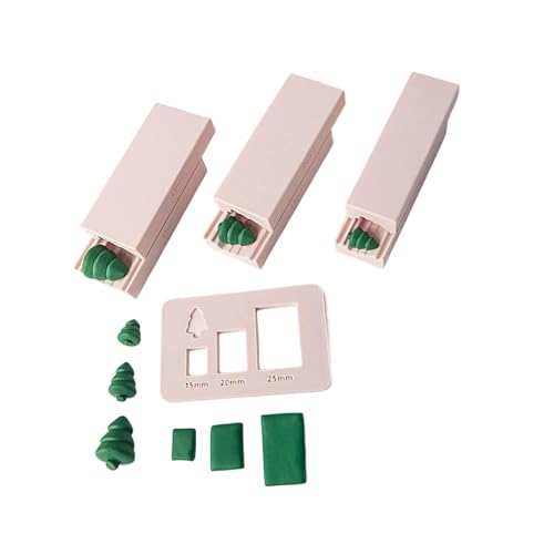 Weihnachtsbaumlehmwalzen Set Mit 3 Formen Für Schmuckhandwerk Und Urlaubsdekorationen Lehmperlenform von alloneslife