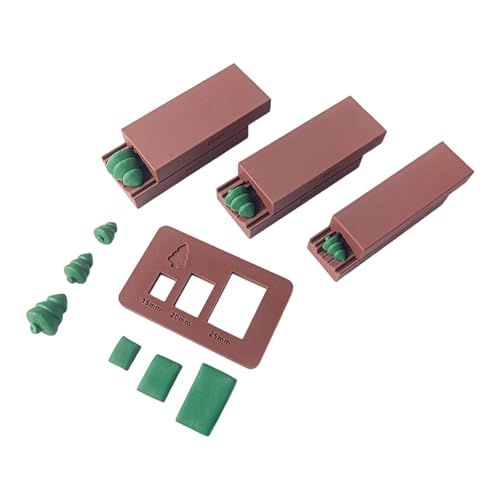 Weihnachtsbaumlehmwalzen Set Mit 3 Formen Für Schmuckhandwerk Und Urlaubsdekorationen Lehmperlenform von alloneslife