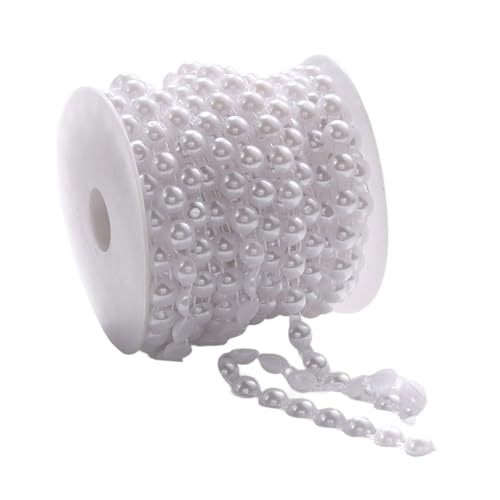 Weiße Imitation Perlen Schnur Für Kunsthandwerk 25meter Künstliche Kette Für Brautkleid Kleid Hochzeit Dekoration Abs Weiße Imitation Perlen Schnur Für Kunsthandwerk 25meter Künstliche Kette Für Brautkleid Kleid Hochzeit Dekoration Abs von alloneslife