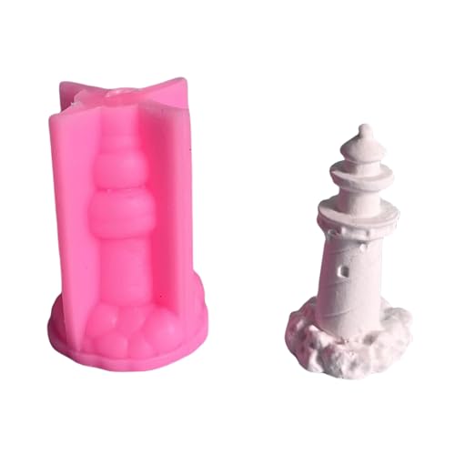 alloneslife 3D-Leuchtturm-Formen, Epoxidharz-Formen, Ornament-Silikonformen, Gießformen, Gipsformen alloneslife 3D-Leuchtturm-Formen, Epoxidharz-Formen, Ornament-Silikonformen, Gießformen, Gipsformen von alloneslife