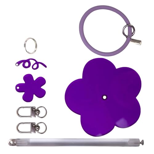 alloneslife Acryl-Garnhalter, Handgelenk-Garnhalter mit Handgelenkband, Handgelenk-Garnspender, drehbarer Garnhalter für Strickprojekte von alloneslife