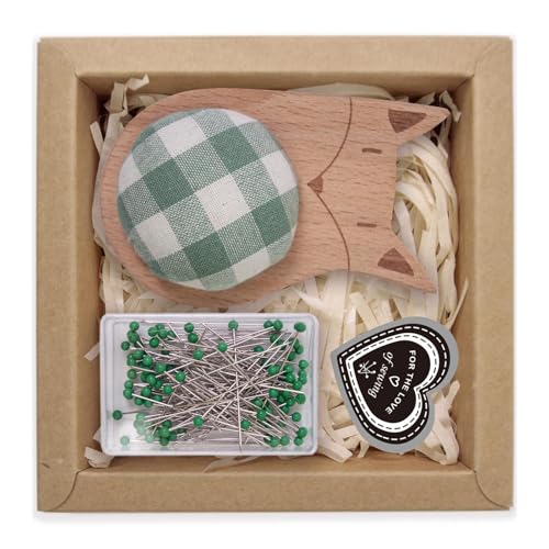 alloneslife Entzückender Hedgehog Design Nadelhalter Und 100 Farbenfrohe Schmetterlingsnadeln Für Nähzubehör alloneslife Entzückender Hedgehog Design Nadelhalter Und 100 Farbenfrohe Schmetterlingsnadeln Für Nähzubehör von alloneslife