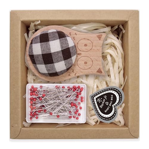 alloneslife Entzückender Hedgehog Design Nadelhalter Und 100 Farbenfrohe Schmetterlingsnadeln Für Nähzubehör alloneslife Entzückender Hedgehog Design Nadelhalter Und 100 Farbenfrohe Schmetterlingsnadeln Für Nähzubehör von alloneslife