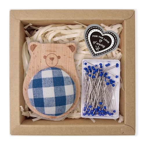 alloneslife Entzückender Hedgehog Design Nadelhalter Und 100 Farbenfrohe Schmetterlingsnadeln Für Nähzubehör alloneslife Entzückender Hedgehog Design Nadelhalter Und 100 Farbenfrohe Schmetterlingsnadeln Für Nähzubehör von alloneslife