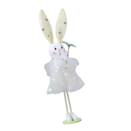 alloneslife Frühlingstierfigur, Dekore stehende Puppen mit Garnrock, Blumen-Designs, Tier-Zwerge für Heimdekoration und Kindergarne, Rockpuppen alloneslife Frühlingstierfigur, Dekore stehende Puppen mit Garnrock, Blumen-Designs, Tier-Zwerge für Heimdekoration und Kindergarne, Rockpuppen von alloneslife