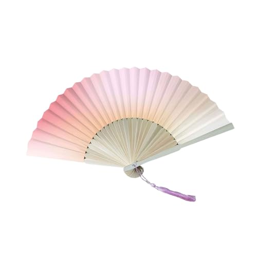 alloneslife Gradient Chinesische Stile Seiden Und Bambusfanfans Mit Quasten Für Tanzaufführungen Und Besonderes Event alloneslife Gradient Chinesische Stile Seiden Und Bambusfanfans Mit Quasten Für Tanzaufführungen Und Besonderes Event von alloneslife