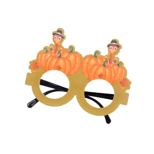 alloneslife Happy Thanksgiving Day Gläsern Party Brille Türkei Für Festivalfeierlichkeiten Happy Thanksgiving Day Türkei Party Supply Für Familienversammlung von alloneslife