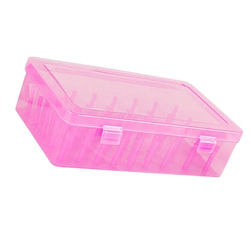 alloneslife Transparente Garnspulenbox, 42 Spulen, Aufbewahrungsbox, Näh-Organizer, Nähzubehör, transparenter Behälter von alloneslife