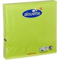 alouette Servietten grün 3-lagig 33,0 x 33,0 cm, 30 St. alouette Servietten grün 3-lagig 33,0 x 33,0 cm, 30 St. von alouette