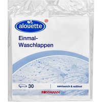 alouette trockene Reinigungstücher Waschlappen 1-lagig weiß, 30 St. alouette trockene Reinigungstücher Waschlappen 1-lagig weiß, 30 St. von alouette