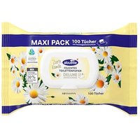 alouette Feuchtes Toilettenpapier Deluxe 1-lagig, 100 Tücher von alouette
