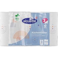 alouette Küchenrollen XXL 3-lagig, 3 Rollen von alouette