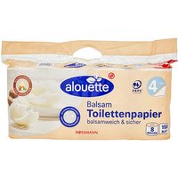alouette Toilettenpapier Balsam 4-lagig, 8 Rollen von alouette