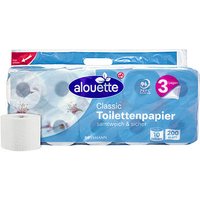 alouette Toilettenpapier Classic 3-lagig, 10 Rollen von alouette