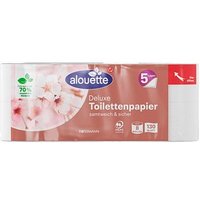 alouette Toilettenpapier Deluxe 5-lagig, 8 Rollen alouette Toilettenpapier Deluxe 5-lagig, 8 Rollen von alouette