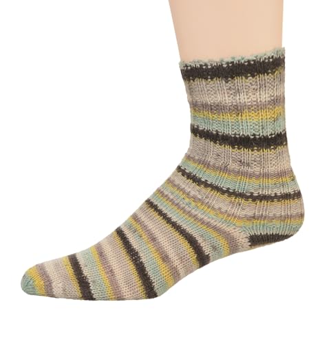 Sockenwolle Dolomiti 100 g, 4- fadig, 75% Schurwolle 25% Polyamid (060 Aspen) von alzetta