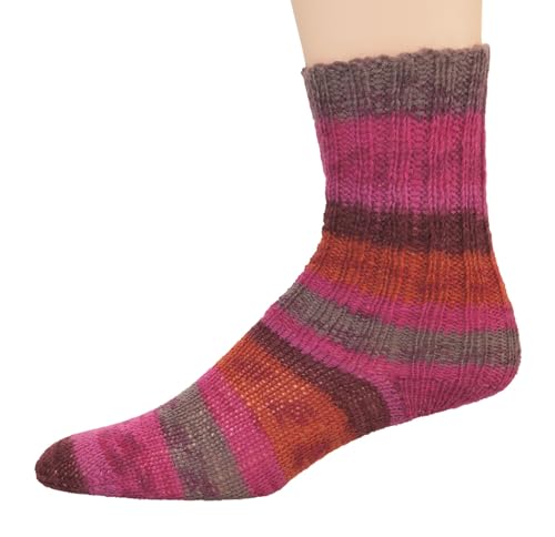 Sockenwolle Dolomiti 100 g, 4- fadig, 75% Schurwolle 25% Polyamid (066 Taos) von alzetta