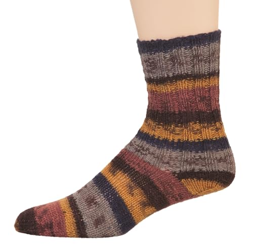 Sockenwolle Dolomiti 100 g, 4- fadig, 75% Schurwolle 25% Polyamid (067 Canyon) von alzetta