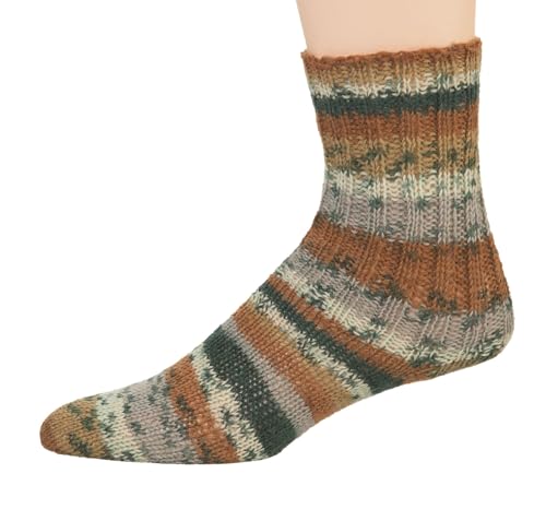 Sockenwolle Dolomiti 100 g, 4- fadig, 75% Schurwolle 25% Polyamid (072 Mammoth) von alzetta